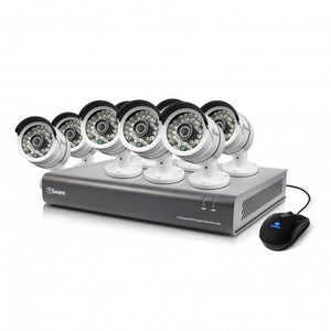 DVR16-4600 16 Channel 1080p Digital Video Recorder & 8 x PRO-A855 Cameras SWDVK-164608